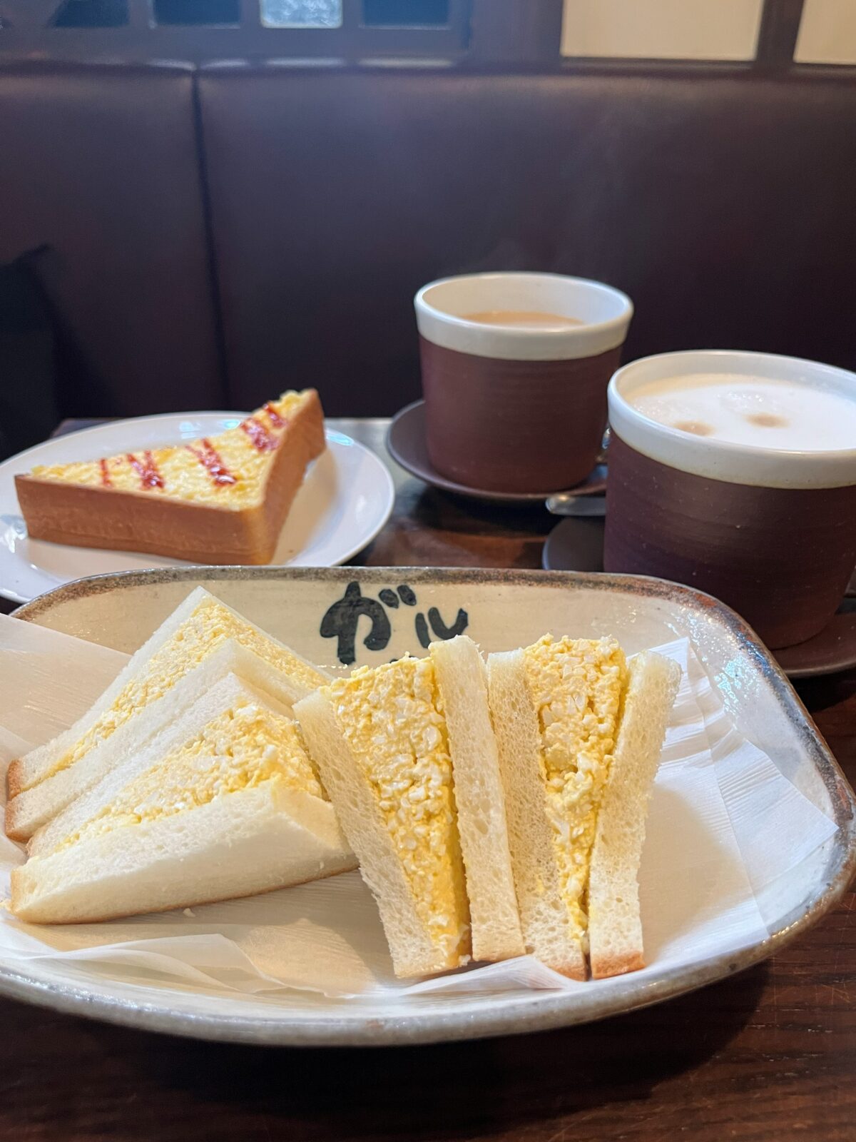 たまごサンドのアップ