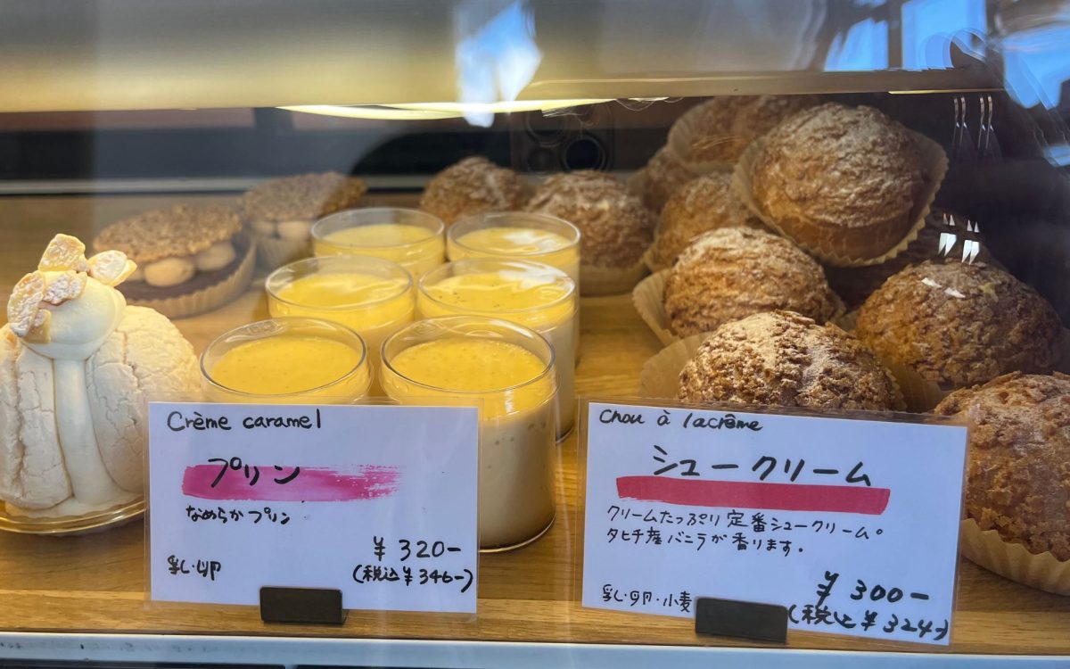 なめらかプリンとシュークリーム